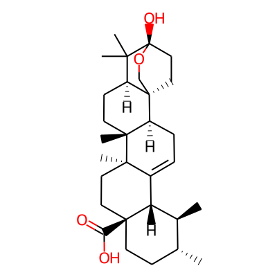 (1S,2S,6S,7S,8R,11S,14S,15R,18R,20S)-20-hydroxy-7,8,14,15,19,19-hexamethyl-21-oxahexacyclo[18.2.2.01,18.02,15.05,14.06,11]tetracos-4-ene-11-carboxylic acid