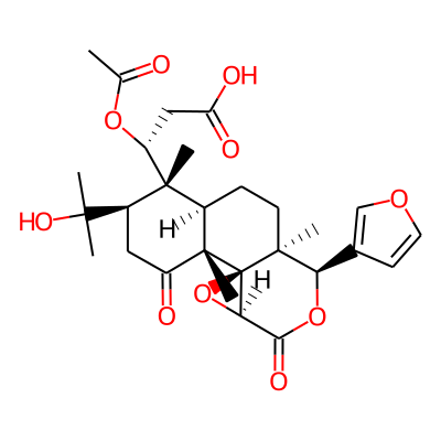 (3R)-3-acetyloxy-3-[(1R,2R,5R,6R,7R,10S,11R,14S)-11-(furan-3-yl)-5-(2-hydroxypropan-2-yl)-2,6,10-trimethyl-3,13-dioxo-12,15-dioxatetracyclo[8.5.0.01,14.02,7]pentadecan-6-yl]propanoic acid