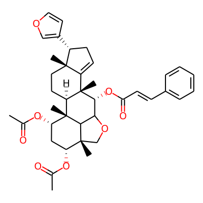 [(1R,2R,5R,6R,10R,11S,15R,16R,18S)-16,18-diacetyloxy-6-(furan-3-yl)-1,5,10,15-tetramethyl-13-oxapentacyclo[10.6.1.02,10.05,9.015,19]nonadec-8-en-11-yl] (E)-3-phenylprop-2-enoate