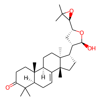(5R,9R,10R,13S,14S,17S)-17-[(2R,3S,5R)-5-[(2S)-3,3-dimethyloxiran-2-yl]-2-hydroxyoxolan-3-yl]-4,4,10,13,14-pentamethyl-1,2,5,6,9,11,12,15,16,17-decahydrocyclopenta[a]phenanthren-3-one