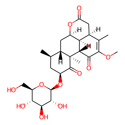 (1S,2S,4S,6R,7S,9R,13R,17S)-15-methoxy-2,6,14,17-tetramethyl-4-[(2S,3R,4S,5S,6R)-3,4,5-trihydroxy-6-(hydroxymethyl)oxan-2-yl]oxy-10-oxatetracyclo[7.7.1.02,7.013,17]heptadec-14-ene-3,11,16-trione