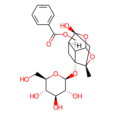 [(2S,3R,5R,6R,8S)-6-hydroxy-8-methyl-3-[(2S,3R,4S,5S,6R)-3,4,5-trihydroxy-6-(hydroxymethyl)oxan-2-yl]oxy-9,10-dioxatetracyclo[4.3.1.02,5.03,8]decan-2-yl]methyl benzoate