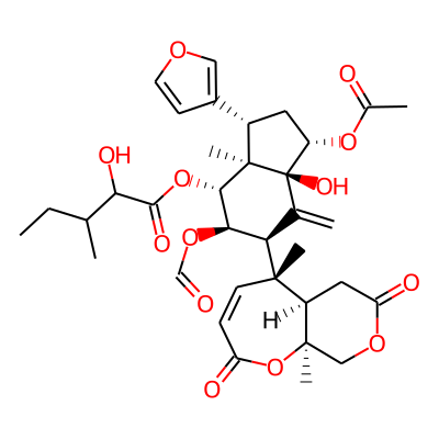 [(1S,3S,3aR,4R,5R,6R,7aS)-6-[(5R,5aR,9aS)-5,9a-dimethyl-2,7-dioxo-6,9-dihydro-5aH-pyrano[3,4-b]oxepin-5-yl]-1-acetyloxy-5-formyloxy-3-(furan-3-yl)-7a-hydroxy-3a-methyl-7-methylidene-1,2,3,4,5,6-hexahy