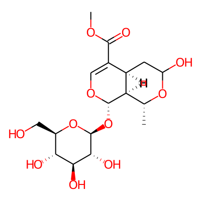 methyl (1R,4aS,8S,8aS)-3-hydroxy-1-methyl-8-[(2S,3R,4S,5S,6R)-3,4,5-trihydroxy-6-(hydroxymethyl)oxan-2-yl]oxy-1,3,4,4a,8,8a-hexahydropyrano[3,4-c]pyran-5-carboxylate