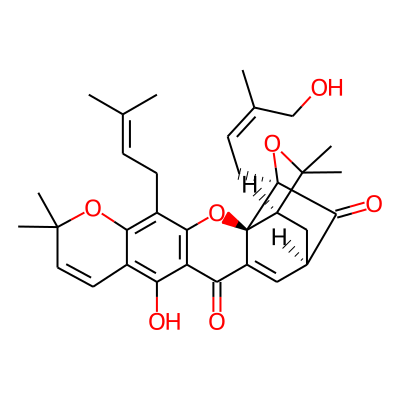 (1R,2S,17R,19R)-12-hydroxy-19-[(Z)-4-hydroxy-3-methylbut-2-enyl]-8,8,21,21-tetramethyl-5-(3-methylbut-2-enyl)-3,7,20-trioxahexacyclo[15.4.1.02,15.02,19.04,13.06,11]docosa-4(13),5,9,11,15-pentaene-14,1