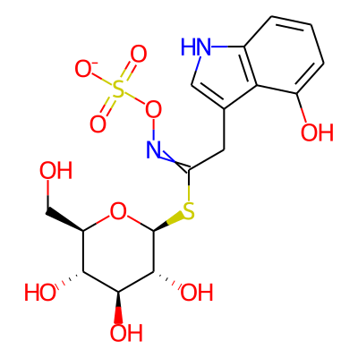 [[2-(4-hydroxy-1H-indol-3-yl)-1-[(2S,3R,4S,5S,6R)-3,4,5-trihydroxy-6-(hydroxymethyl)oxan-2-yl]sulfanylethylidene]amino] sulfate