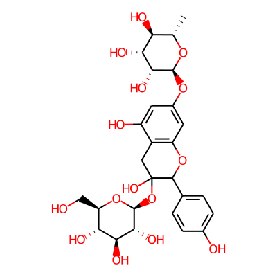 (2S,3R,4R,5R,6S)-2-[[3,5-dihydroxy-2-(4-hydroxyphenyl)-3-[(2S,3R,4S,5S,6R)-3,4,5-trihydroxy-6-(hydroxymethyl)oxan-2-yl]oxy-2,4-dihydrochromen-7-yl]oxy]-6-methyloxane-3,4,5-triol