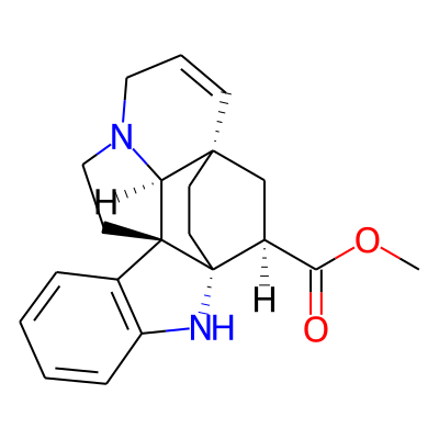 methyl (1R,9R,16R,18R,21S)-2,12-diazahexacyclo[14.2.2.19,12.01,9.03,8.016,21]henicosa-3,5,7,14-tetraene-18-carboxylate
