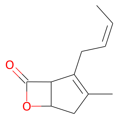 2-[(Z)-but-2-enyl]-3-methyl-6-oxabicyclo[3.2.0]hept-2-en-7-one