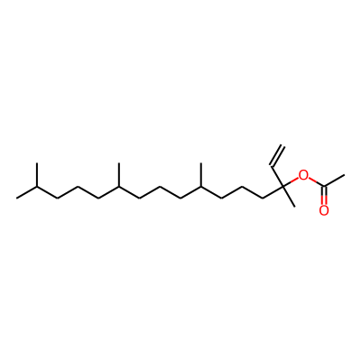 1,5,9,13-Tetramethyl-1-vinyltetradecyl acetate