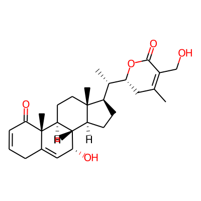 (2R)-2-[(1S)-1-[(7S,8S,9S,10R,13R,14S,17R)-7-hydroxy-10,13-dimethyl-1-oxo-4,7,8,9,11,12,14,15,16,17-decahydrocyclopenta[a]phenanthren-17-yl]ethyl]-5-(hydroxymethyl)-4-methyl-2,3-dihydropyran-6-one