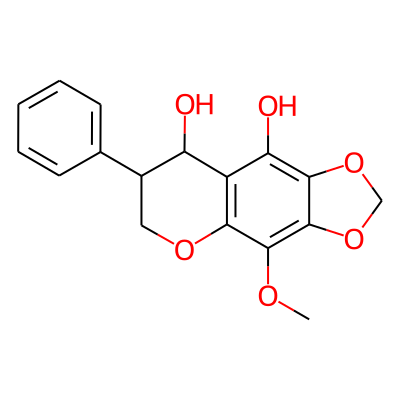 5-Hydroxy-8-methoxy-6,7-methylenedioxyisoflavan-4-ol