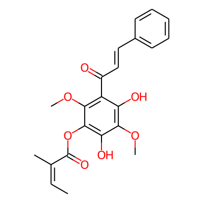 3'-Angeloyloxy-4',6'-dihydroxy-2',5'-dimethoxychalcone