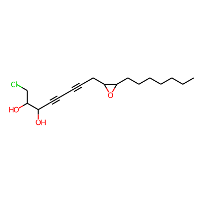 1-Chloro-8-(3-heptyloxiran-2-yl)octa-4,6-diyne-2,3-diol