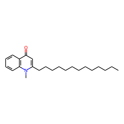 1-Methyl-2-tridecylquinolin-4-one