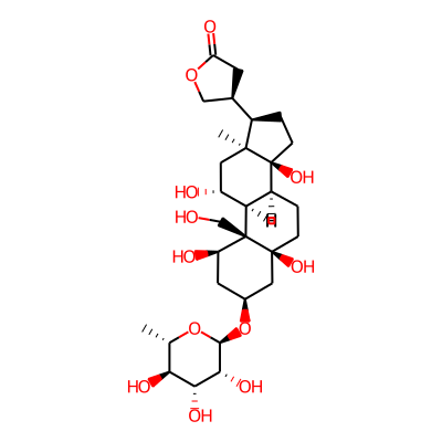 (4S)-4-[(1R,3S,5S,8S,9S,10R,11R,13S,14S,17R)-1,5,11,14-tetrahydroxy-10-(hydroxymethyl)-13-methyl-3-[(2R,3R,4R,5R,6S)-3,4,5-trihydroxy-6-methyloxan-2-yl]oxy-2,3,4,6,7,8,9,11,12,15,16,17-dodecahydro-1H-