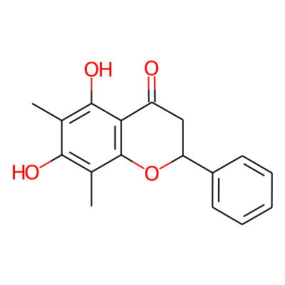 (S)-5,7-Dihydroxy-6,8-dimethylflavanone