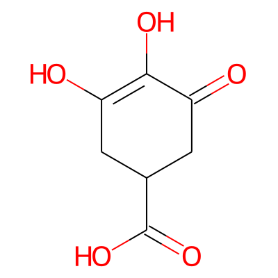 3,4-Dihydroxy-5-oxocyclohex-3-ene-1-carboxylic acid