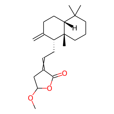 3-[2-[(1R,4aR,8aS)-5,5,8a-trimethyl-2-methylidene-3,4,4a,6,7,8-hexahydro-1H-naphthalen-1-yl]ethylidene]-5-methoxyoxolan-2-one