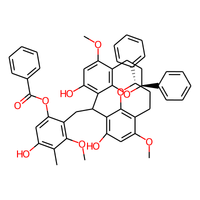 [2-[2,2-bis[(2S)-7-hydroxy-5-methoxy-2-phenyl-3,4-dihydro-2H-chromen-8-yl]ethyl]-5-hydroxy-3-methoxy-4-methylphenyl] benzoate