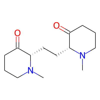 (2R)-1-methyl-2-[2-[(2S)-1-methyl-3-oxopiperidin-2-yl]ethyl]piperidin-3-one