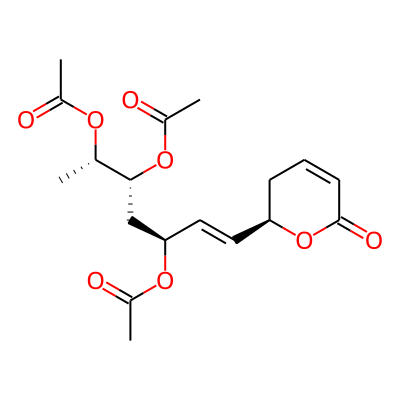 [(E,2S,3R,5S)-3,5-diacetyloxy-7-[(2R)-6-oxo-2,3-dihydropyran-2-yl]hept-6-en-2-yl] acetate