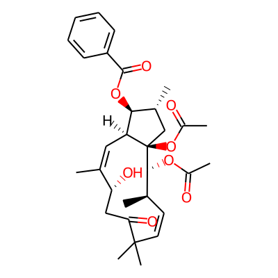 8H-Cyclopentacyclododecen-8-one, 13,13a-bis(acetyloxy)-3-(benzoyloxy)-1,2,3,3a,6,7,9,12,13,13a-decahydro-6-hydroxy-2,5,9,9,12-pentamethyl-, (2R,3S,3aS,4E,6R,10E,12R,13R,13aR)-