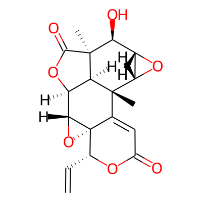 (1S,2R,4R,5R,10S,11R,13S,14R,15R,18R)-5-ethenyl-14-hydroxy-10,15-dimethyl-3,6,12,17-tetraoxahexacyclo[8.7.1.02,4.04,9.011,13.015,18]octadec-8-ene-7,16-dione