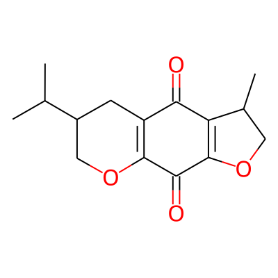 4H-Furo[3,2-g][1]benzopyran-4,9(5H)-dione, 2,3,6,7-tetrahydro-3-methyl-6-(1-methylethyl)-