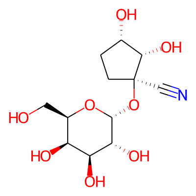 (1R,2S,3S)-2,3-dihydroxy-1-[(2R,3R,4S,5R,6R)-3,4,5-trihydroxy-6-(hydroxymethyl)oxan-2-yl]oxycyclopentane-1-carbonitrile