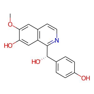 1-[Hydroxy(4-hydroxyphenyl)methyl]-6-methoxyisoquinolin-7-ol