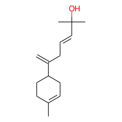 (R)-2,7(14),9-Bisabolatrien-11-ol