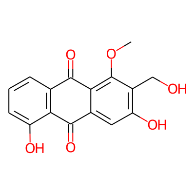 3,5-Dihydroxy-2-(hydroxymethyl)-1-methoxyanthracene-9,10-dione