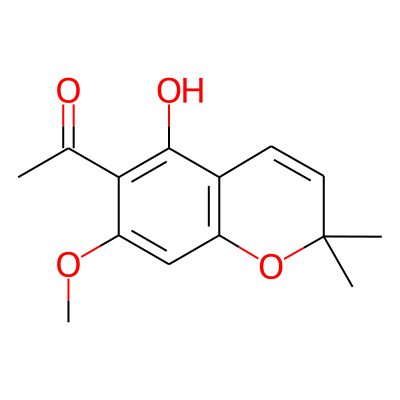 1-(5-Hydroxy-7-methoxy-2,2-dimethylchromen-6-YL)ethanone