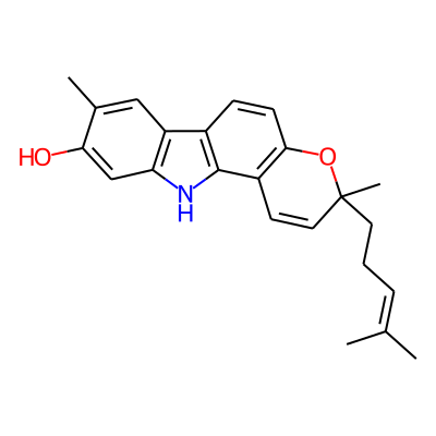 3,8-Dimethyl-3-(4-methylpent-3-en-1-yl)-3,11-dihydropyrano[3,2-a]carbazol-9-ol