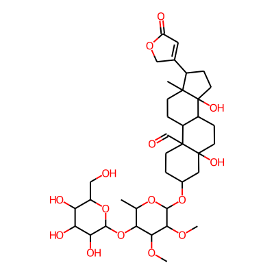 3-[3,4-dimethoxy-6-methyl-5-[3,4,5-trihydroxy-6-(hydroxymethyl)oxan-2-yl]oxyoxan-2-yl]oxy-5,14-dihydroxy-13-methyl-17-(5-oxo-2H-furan-3-yl)-2,3,4,6,7,8,9,11,12,15,16,17-dodecahydro-1H-cyclopenta[a]phe