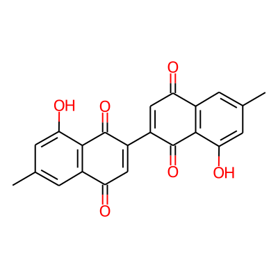 8-Hydroxy-2-(8-hydroxy-6-methyl-1,4-dioxonaphthalen-2-yl)-6-methylnaphthalene-1,4-dione