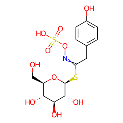 [(2S,3R,4S,5S,6R)-3,4,5-trihydroxy-6-(hydroxymethyl)oxan-2-yl] 2-(4-hydroxyphenyl)-N-sulfooxyethanimidothioate