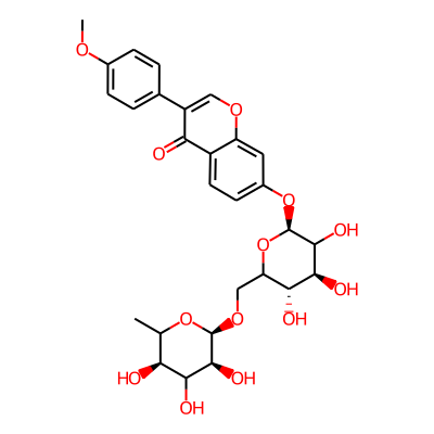 3-(4-methoxyphenyl)-7-[(2S,4S,5S)-3,4,5-trihydroxy-6-[[(2R,3S,5R)-3,4,5-trihydroxy-6-methyloxan-2-yl]oxymethyl]oxan-2-yl]oxychromen-4-one