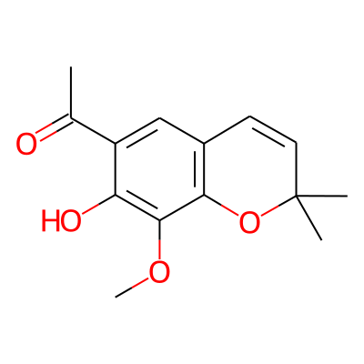 1-(7-Hydroxy-8-methoxy-2,2-dimethylchromen-6-yl)ethanone