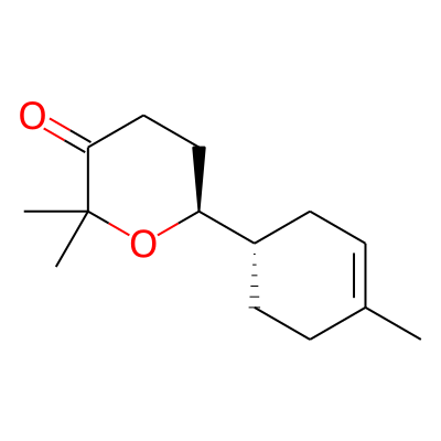 (6S)-2,2-dimethyl-6-[(1S)-4-methylcyclohex-3-en-1-yl]oxan-3-one