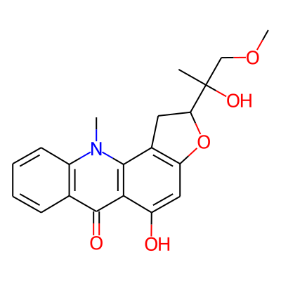 Gravacridonediol methyl ether