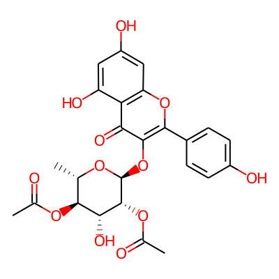 kaempferol-3-O-(2,4-di-O-acetyl-alpha-L-rhamnopyranoside)