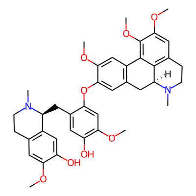 7-Isoquinolinol, 1,2,3,4-tetrahydro-1-((5-hydroxy-4-methoxy-2-((5,6,6a,7-tetrahydro-1,2,10-trimethoxy-6-methyl-4H-dibenzo(de,g)quinolin-9-yl)oxy)phenyl)methyl)-6-methoxy-2-methyl-, (S-(R*,R*))-