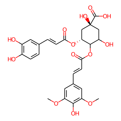 3-O-caffeoyl-4-o-sinapoylquinic acid