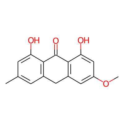 Anthrone, 1,8-dihydroxy-3-methoxy-6-methyl-