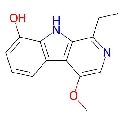 1-ethyl-4-methoxy-9H-pyrido[3,4-b]indol-8-ol