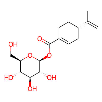 [(2S,3R,4S,5S,6R)-3,4,5-trihydroxy-6-(hydroxymethyl)oxan-2-yl] (4S)-4-prop-1-en-2-ylcyclohexene-1-carboxylate