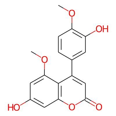 7,3'-Dihydroxy-5,4'-dimethoxy-4-phenylcoumarin