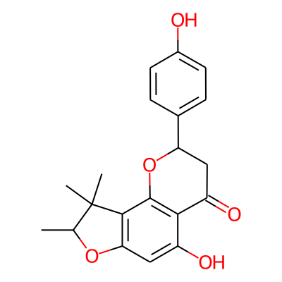 5-hydroxy-2-(4-hydroxyphenyl)-8,9,9-trimethyl-3,8-dihydro-2H-furo[2,3-h]chromen-4-one